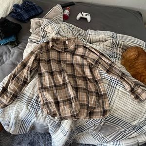 Light brown flannel